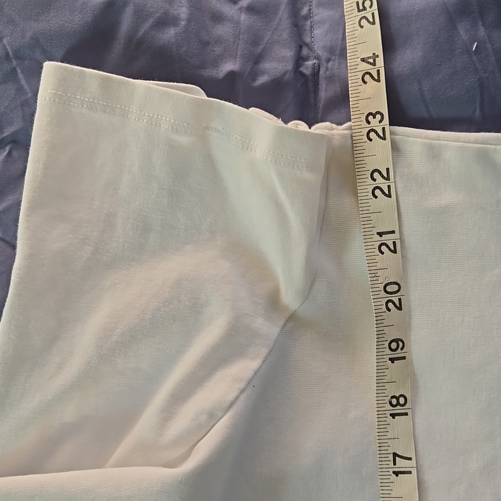 Talbot's White Short Sleeve Tshirt Size 1X - Picture 4 of 6